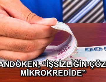 PALANDÖKEN, ‘İŞSİZLİĞİN ÇÖZÜMÜ MİKROKREDİDE’